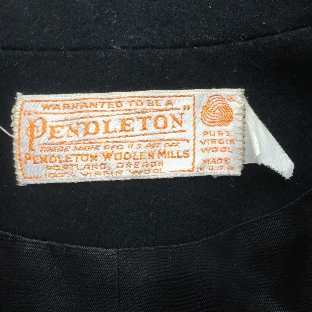 Pendleton 100% Virgin Wool Coat Jacket Button Dow… - image 3